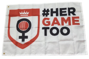 HERGAMETOO OFFICIAL CRICKET FLAG 3x2FT