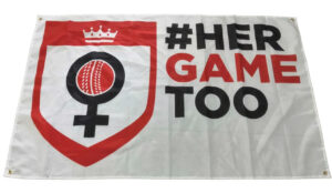 HERGAMETOO OFFICIAL CRICKET FLAG 5x3FT
