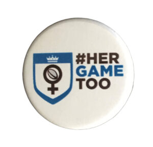 X5 HERGAMETOO RUGBY BUTTON PIN BADGE