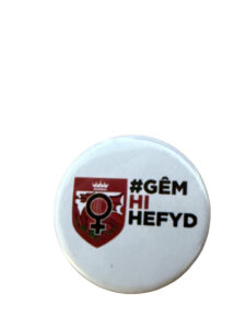 X50 HERGAMETOO CYMRU CRICKET BUTTON BADGE