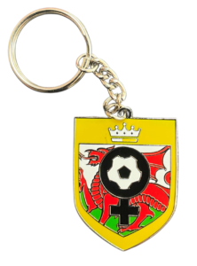 HERGAMETOO CYMRU OFFICIAL ENAMEL KEYRING