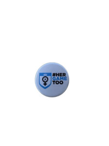 X50 HERGAMETOO ICE HOCKEY BUTTON PIN BADGE