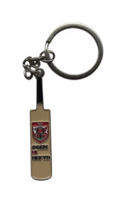 HERGAMETOO CRICKET CYMRU BAT KEYRING
