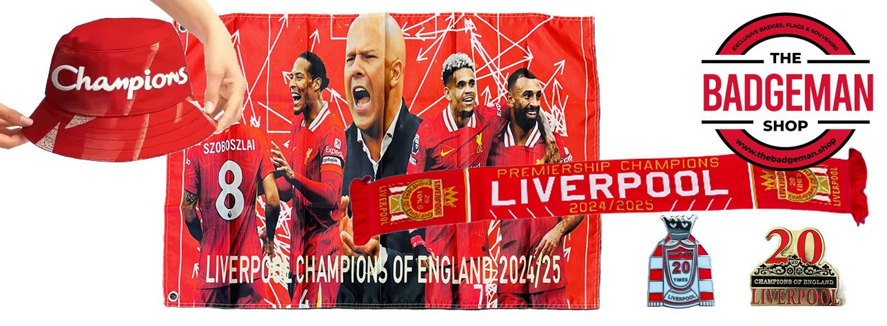 Liverpool League Champions 2024 2025 Fans Merchandise